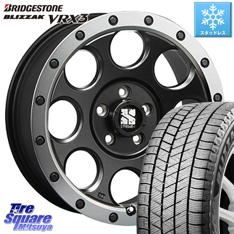 ブリヂストン BLIZZAK VRX3 2025年製 在庫● ブリザック スタッドレス ミツヤ 215/60R16 MLJ XJ03 エクストリームJ XTREME-J ホイール 16インチ 16 X 7.0J +35 5穴 114.3
