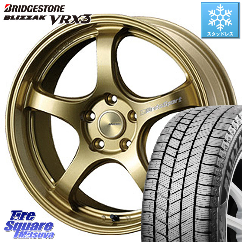 ブリヂストン BLIZZAK VRX3 ブリザック スタッドレス ミツヤ 225/60R18 WEDS 72823 RN-05M ウェッズ スポーツ ホイール 18インチ 18 X 7.5J +45 5穴 114.3 BT5レガシィアウトバック
