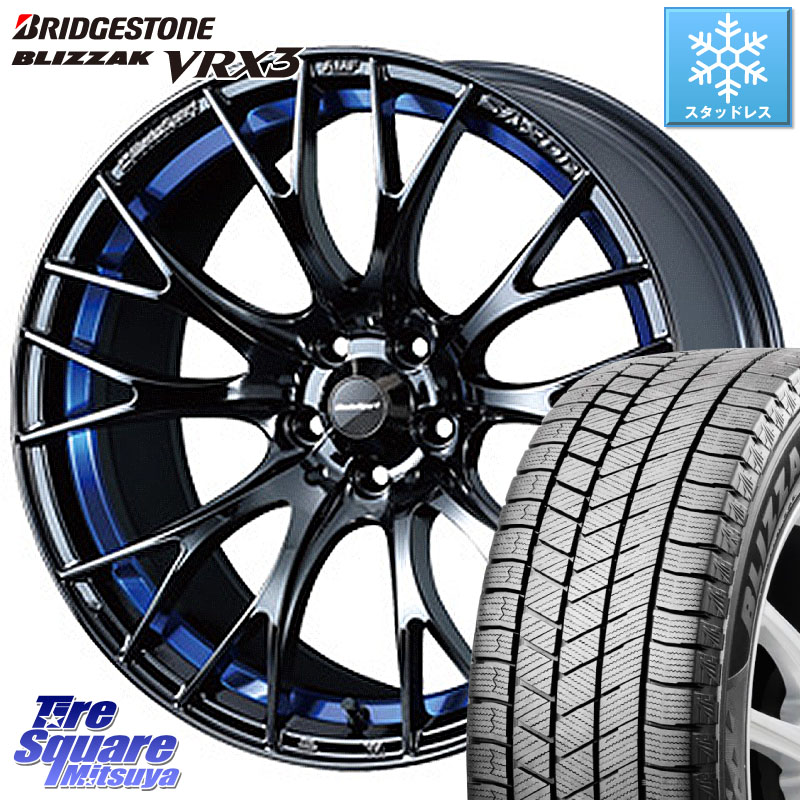 ブリヂストン BLIZZAK VRX3 ブリザック スタッドレス ミツヤ 215/60R17 WEDS 72732 SA-20R SA20R ウェッズ スポーツ ホイール 17インチ 17 X 7.5J +45 5穴 114.3 C-HR 50系エスティマ RC系オデッセイ後期 CX-30 MX-30 20系アルファード