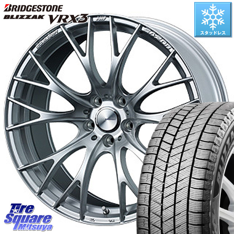 ブリヂストン BLIZZAK VRX3 ブリザック スタッドレス ミツヤ 235/55R19 WEDS 72784 SA-20R SA20R ウェッズ スポーツ ホイール 19インチ 19 X 8.5J +45 5穴 114.3 T33エクストレイル CX-60