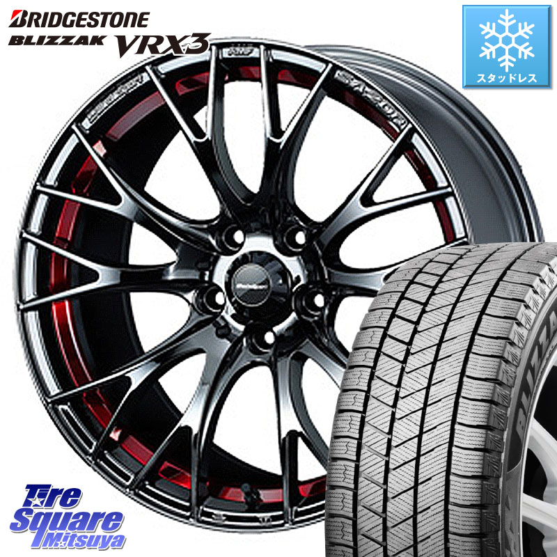 ブリヂストン BLIZZAK VRX3 ブリザック スタッドレス ミツヤ 225/45R18 WEDS 72802 SA-20R SA20R ウェッズ スポーツ ホイール 18インチ 18 X 8.5J +50 5穴 114.3