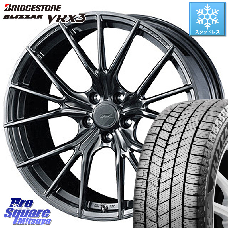 ブリヂストン BLIZZAK VRX3 ブリザック スタッドレス ミツヤ 235/60R18WEDS F ZERO FZ-1 FZ1 鍛造 FORGED ホイール18インチ エフゼロ 18X7.5J 48 5穴 114.3 CX-5 CX5 MAZDA CX-7 CX7 MAZDA CR-V|タイヤスクエアミツヤ