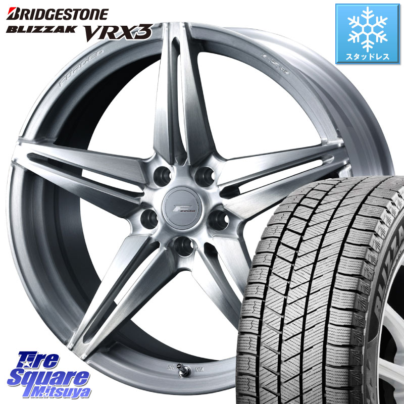ブリヂストン BLIZZAK VRX3 ブリザック スタッドレス ミツヤ 215/50R18 WEDS F ZERO FZ-3 FZ3 鍛造 FORGED ホイール18インチ エフゼロ 18 X 7.5J +48 5穴 114.3 60系プリウス ヤリスクロス CX-3