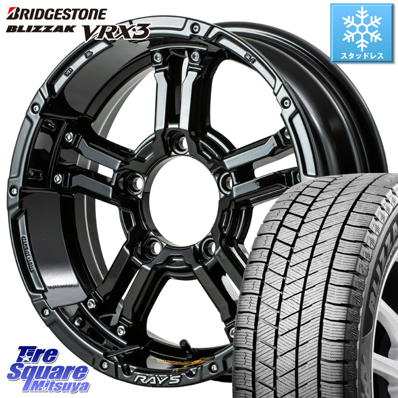 ブリヂストン BLIZZAK VRX3 ブリザック スタッドレス ミツヤ 215/65R16 RAYS 【欠品次回4~5月】 TEAM DAYTONA デイトナ FDX-J collection ホイール 16インチ 16 X 5.5J +0 5穴 139.7 ジムニー専用(要オーバーフェンダー等) 114,060円