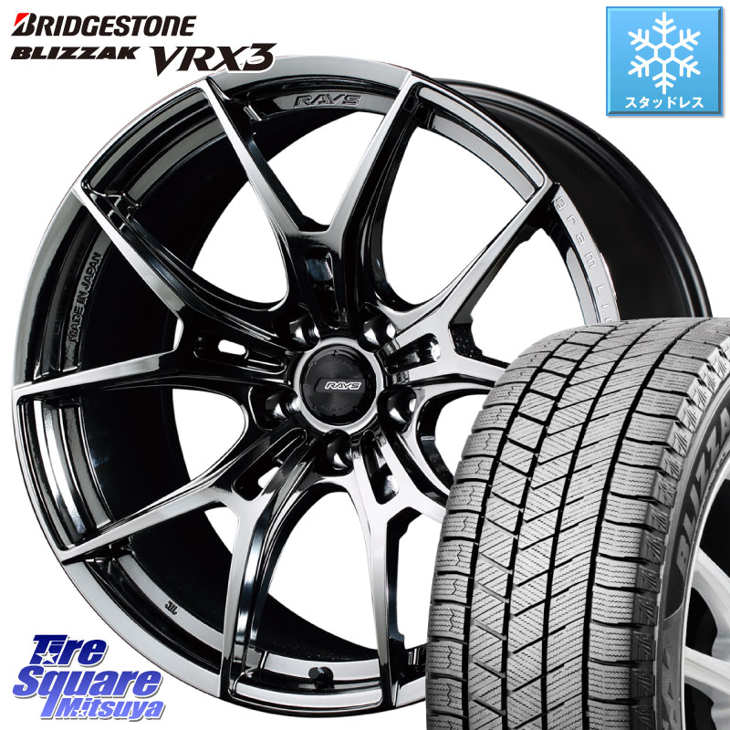 ブリヂストン BLIZZAK VRX3 ブリザック スタッドレス ミツヤ 235/55R19 RAYS 【欠品次回4~5月】 レイズ GramLights グラムライツ 57FXZ RBC ホイール 19インチ 19 X 8.5J(M14B) +45 5穴 114.3 スバル ソルテラ