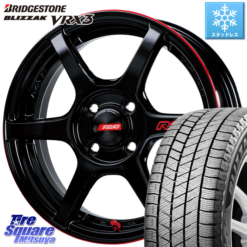 ブリヂストン BLIZZAK VRX3 ブリザック スタッドレス ミツヤ 185/60R15RAYS 【欠品次回11~12月】 GRAM LIGHTS 57C6 TIME ATTACK EDITION ホイール 15インチ 15X5.0J 43 4穴 100 130系ヴィッツ｜タイヤスクエアミツヤ 105,715円