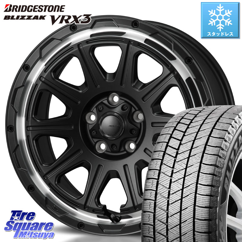 ブリヂストン BLIZZAK VRX3 ブリザック スタッドレス ミツヤ 215/60R17 MONZA HI-BLOCK REGULES 17インチ 17 X 7.5J +41 5穴 114.3 10系カローラクロス 20系アルファード