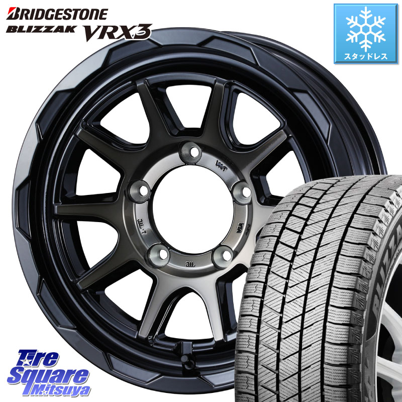 ブリヂストン BLIZZAK VRX3 ブリザック スタッドレス ミツヤ 215/65R16 WEDS 【欠品次回04月下旬】 マッドヴァンス 06 MUD VANCE 06 インセット-5 ウエッズ 16インチ 16 X 6.0J +0 5穴 139.7 ジムニー専用(要オーバーフェンダー等) ジムニ－シエラ・ノマド(カスタム)