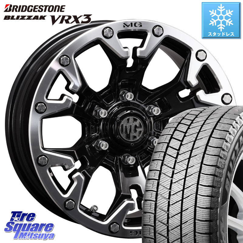 ブリヂストン BLIZZAK VRX3 ブリザック スタッドレス ミツヤ 205/65R16CRIMSON クリムソン GOLEM ゴーレム 16インチ 16X7.0J 35 5穴 114.3 ティアナ 日産|タイヤスクエアミツヤ