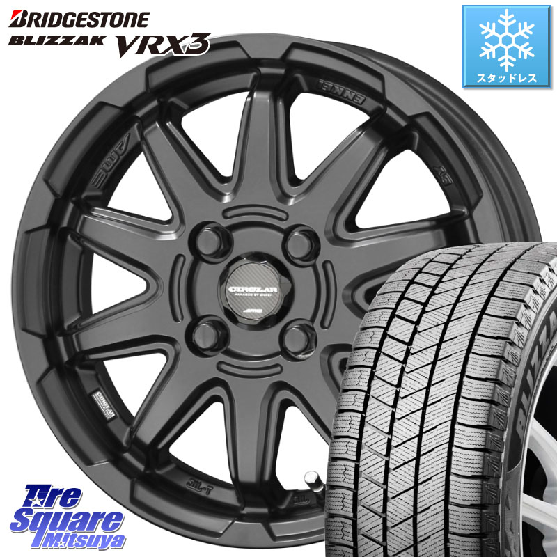 ブリヂストン BLIZZAK VRX3 ブリザック スタッドレス ミツヤ 165/65R14 KYOHO 【欠品次回4月末】キョウホウ CIRCLAR サーキュラー C10S JWL-T適合品 14インチ 14 X 4.5J +45 4穴 100 デリカミニ4WD キャスト[アクティバ] ハスラー ピクシスジョイ[Cグレード] ハイゼット