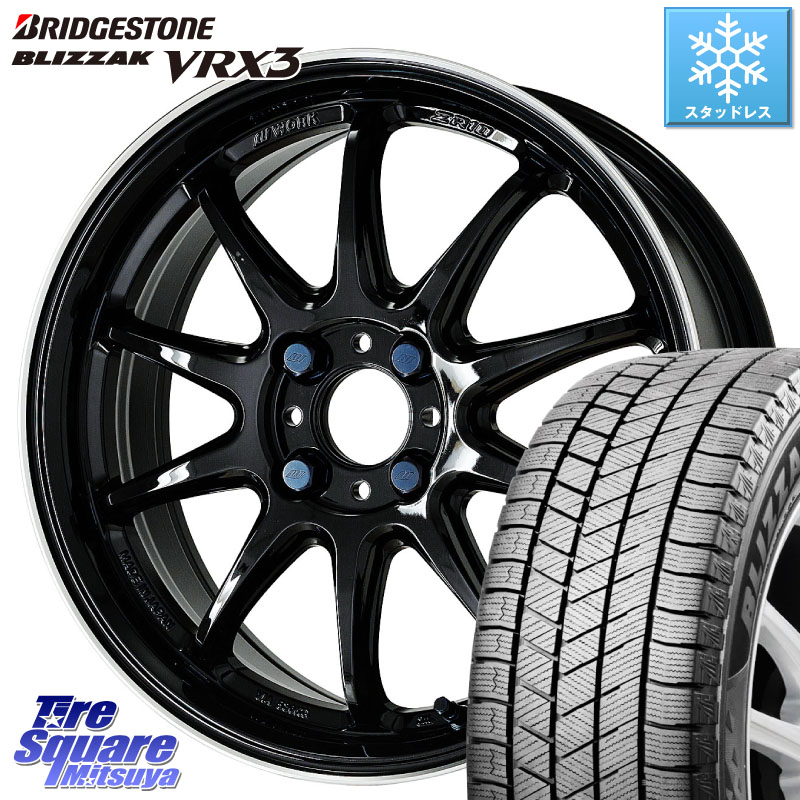 ブリヂストン BLIZZAK VRX3 ブリザック スタッドレス ミツヤ 215/45R17 WORK ワーク EMOTION エモーション ZR10 17インチ 17 X 7.0J +53 4穴 100
