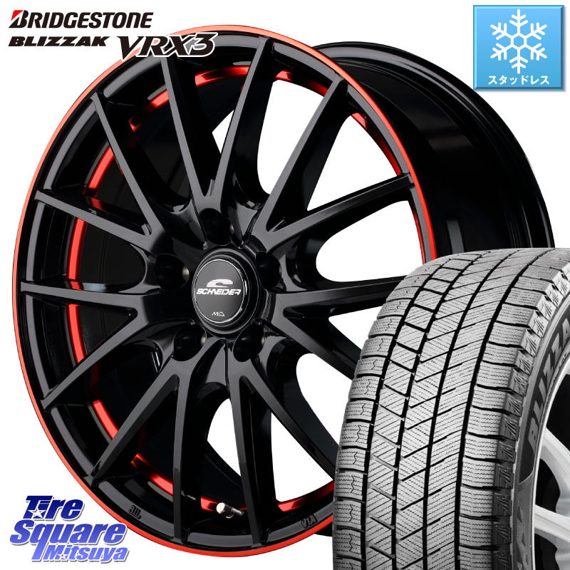 ブリヂストン BLIZZAK VRX3 ブリザック スタッドレス ミツヤ 225/60R17MANARAY MID SCHNEIDER シュナイダー RX27 17インチ 17X7.0J 38 5穴 114.3 30系アルファード/ヴェルファイア デリカD:5 デリカD:5(26+) SL系フォレスター エクストレイル X-TRAIL 日産 ヴェルファ｜タイヤスクエアミツヤ