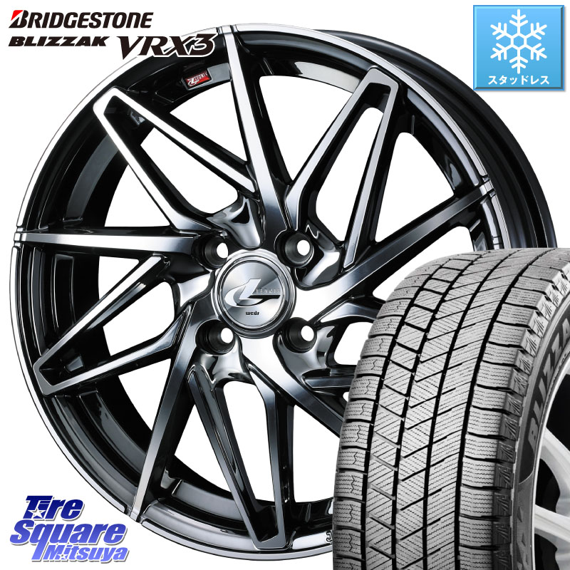 ブリヂストン BLIZZAK VRX3 ブリザック スタッドレス ミツヤ 215/70R16WEDS 40575 レオニス LEONIS IT 16インチ 16X6.0J 42 4穴 100 ロッキー ガソリン車 4穴 ライズ ガソリン車 4穴｜タイヤスクエアミツヤ