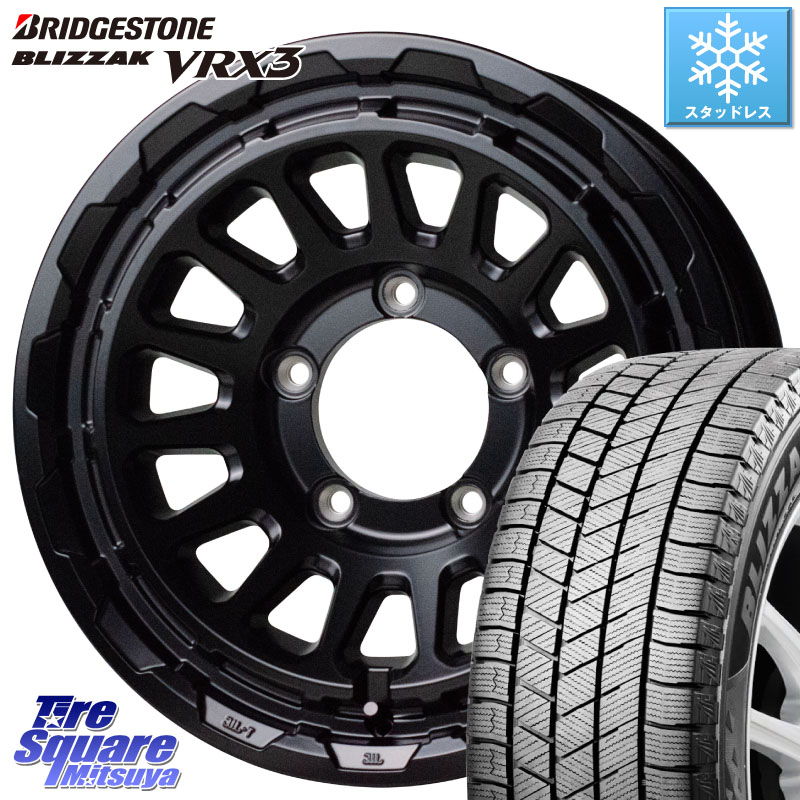 ブリヂストン BLIZZAK VRX3 ブリザック スタッドレス ミツヤ 215/65R16 HotStuff バークレー ハードロック リザード インセット-5 16インチ 16 X 6.0J +0 5穴 139.7 ジムニー専用(要オーバーフェンダー等) ジムニ－シエラ・ノマド(カスタム)