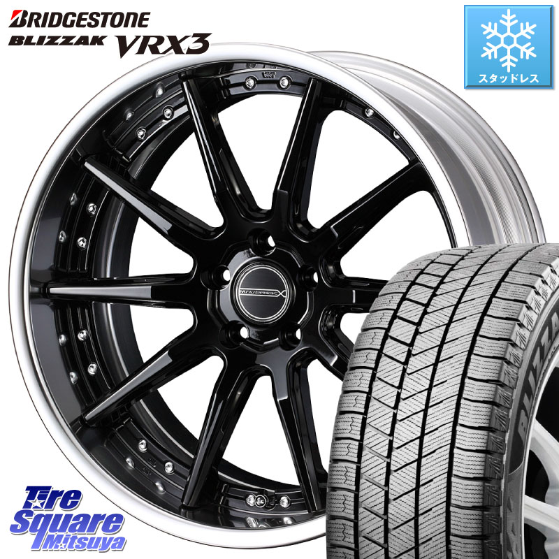 ブリヂストン BLIZZAK VRX3 ブリザック スタッドレス ミツヤ 215/50R18WEDS MAVERICK 1410S S-LoDisk 18インチ 2ピース 18X7.5J 43 5穴 114.3|タイヤスクエアミツヤ