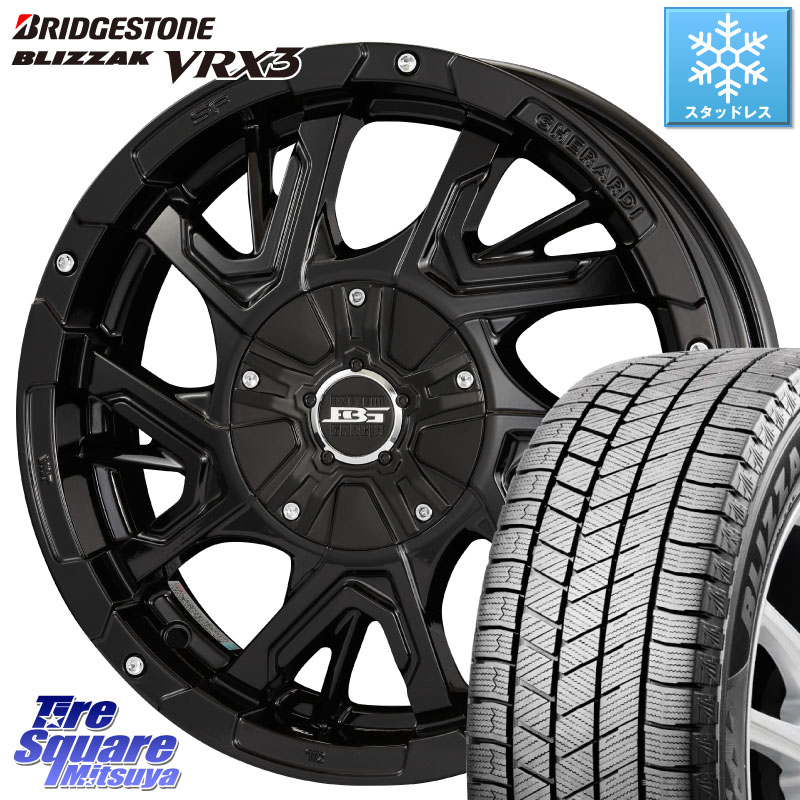 ブリヂストン BLIZZAK VRX3 2025年製 在庫● ブリザック スタッドレス ミツヤ 165/65R15 KOSEI ボトムガルシア ゲラルディ ホイール 15 X 4.5J +45 4穴 100 ダイハツTAFT Mx27/37/47Sソリオ・デリカD2 MAx6S系ソリオ