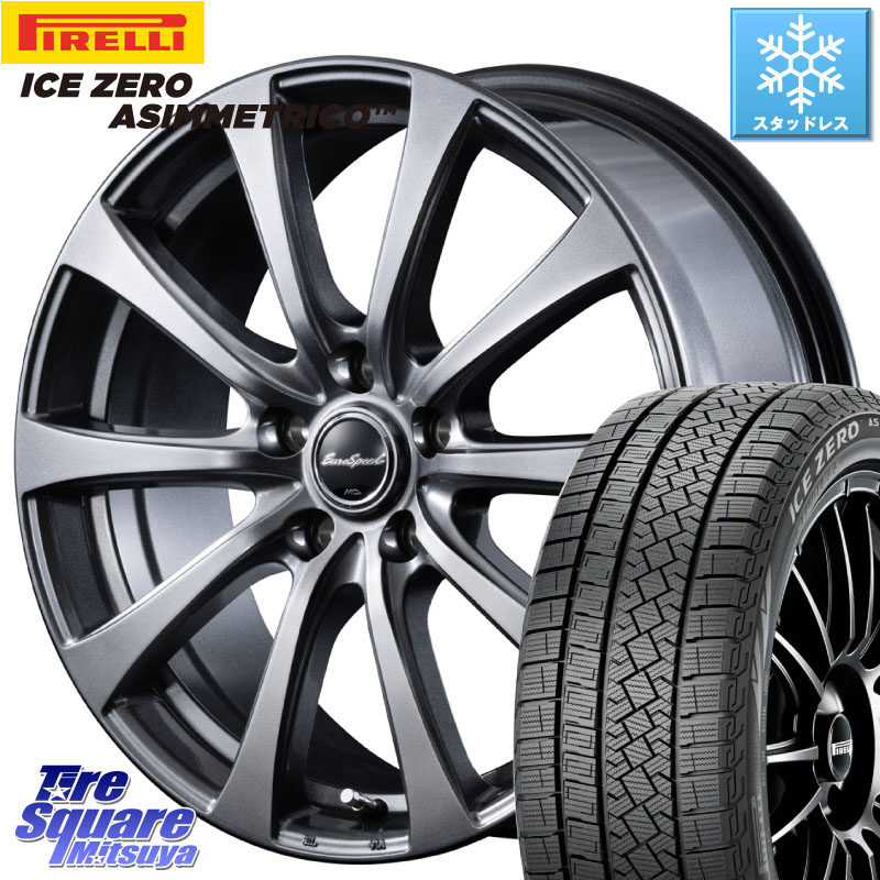 ピレリ ICE ZERO ASIMMETRICO スタッドレス ミツヤ 215/65R16 MANARAY MID EuroSpeed G10 在庫● ホイール 16インチ 16 X 6.5J +48 5穴 114.3 C-HR 50系エスティマ 10系カローラクロス E52エルグランド RV系ヴェゼル RC系オデッセイ後期 59,490円