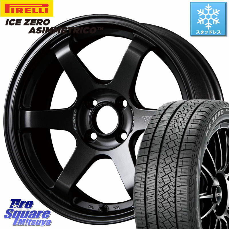 ピレリ ICE ZERO ASIMMETRICO スタッドレス ミツヤ 185/60R15 RAYS 【欠品次回10~11月】 VOLK RACING TE37 SONIC TE37 ソニック ホイール 15インチ 15 X 6.0J +42 4穴 100 アクア 160系カローラフィールダー ヤリス 130系ヴィッツ