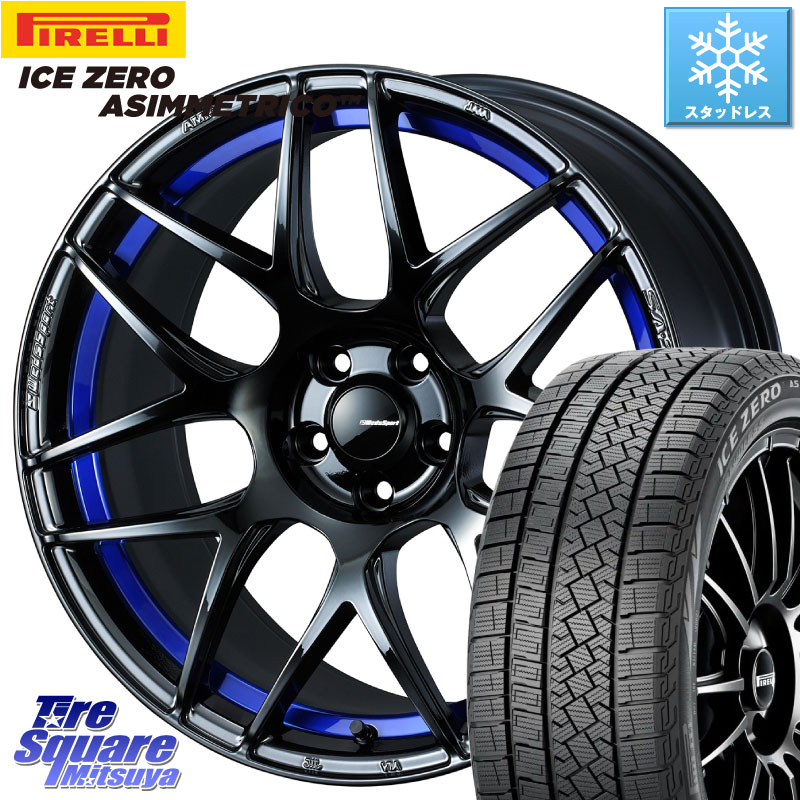 ピレリ ICE ZERO ASIMMETRICO スタッドレス ミツヤ 235/65R18WEDS WedsSport SA-27R SA27R ウェッズ スポーツ ホイール 18インチ 18X8.0J 42 5穴 114.3 ムラーノ 日産 RX レクサス|タイヤスクエアミツヤ