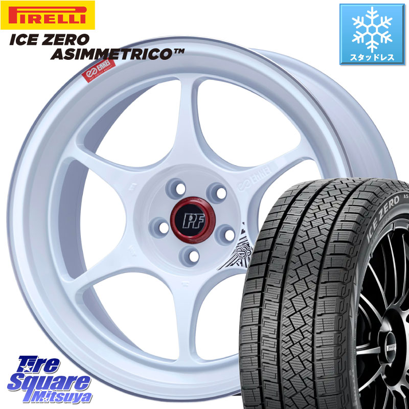 ピレリ ICE ZERO ASIMMETRICO スタッドレス ミツヤ 225/45R17 ENKEI エンケイ PerformanceLine PF06 ホイール 17インチ 17 X 7.0J +45 5穴 114.3 113,305円