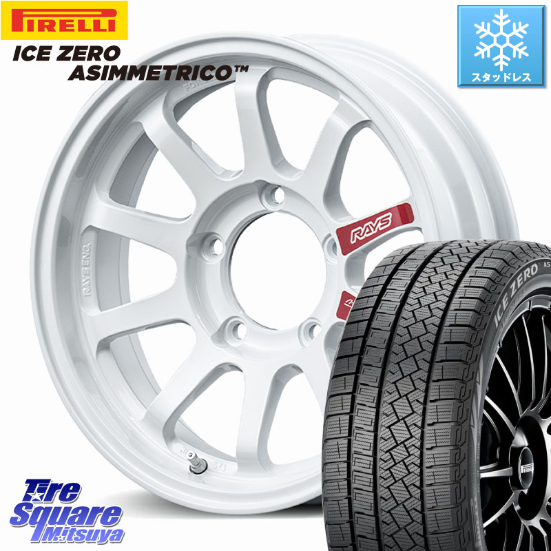 ピレリ ICE ZERO ASIMMETRICO スタッドレス ミツヤ 215/65R16 RAYS 【欠品次回11~12月】 A LAP-J PRO 鍛造 ホイール 16インチ 16 X 5.5J +21 5穴 139.7 ジムニー専用(要オーバーフェンダー等)