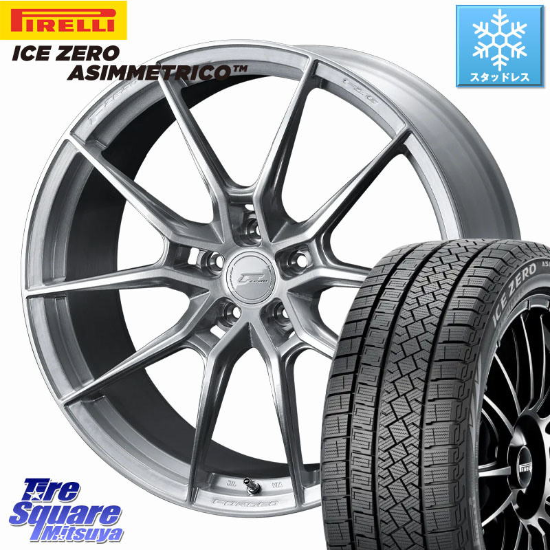 ピレリ ICE ZERO ASIMMETRICO スタッドレス ミツヤ 255/45R20 WEDS 【欠品次回4月下旬】 F ZERO FZ-6 FZ6 鍛造 FORGED ホイール 20インチ エフゼロ 20 X 8.5J +30 5穴 114.3