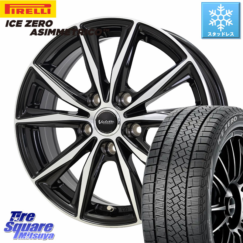 ピレリ ICE ZERO ASIMMETRICO スタッドレス ミツヤ 185/60R15HotStuff Valette Sting ヴァレット スティング ホイール 15インチ 15X6.0J 43 5穴 100 170系シエンタ｜タイヤスクエアミツヤ 58,194円