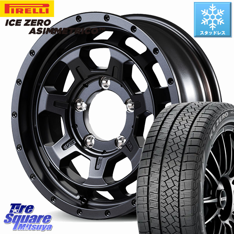 ピレリ ICE ZERO ASIMMETRICO スタッドレス ミツヤ 215/65R16 MANARAY 【欠品次回5月下-6月上旬予定】NITRO POWER M7 PHALANX ファランクス ※インセット-5 ホイール 16インチ 16 X 6.0J +0 5穴 139.7 ジムニー専用(要オーバーフェンダー等) ジムニ－シエラ・ノマド(カ
