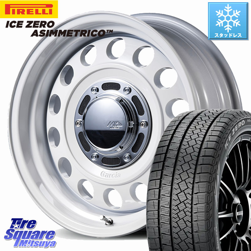 ピレリ ICE ZERO ASIMMETRICO スタッドレス ミツヤ 215/65R16 MANARAY MID GARCIA CISCO Type2 ※インセット-5 ホイール 16インチ 16 X 6.0J +0 5穴 139.7 ジムニー専用(要オーバーフェンダー等) ジムニ－シエラ・ノマド(カスタム)