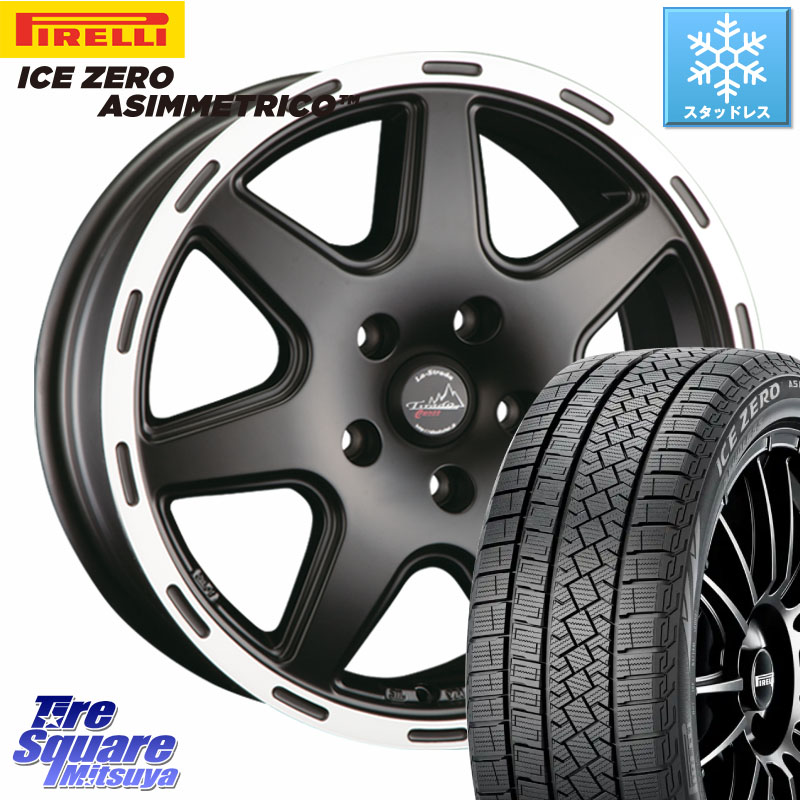 ピレリ ICE ZERO ASIMMETRICO スタッドレス ミツヤ 215/65R16 阿部商会 TIRADO CROSS ホイール 16インチ 16 X 6.5J(US) +40 5穴 110