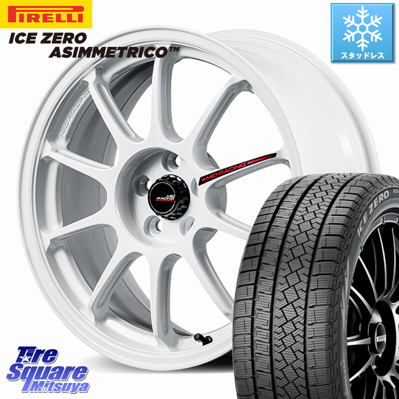 ピレリ ICE ZERO ASIMMETRICO スタッドレス ミツヤ 235/65R17MANARAY MID RACING R10 EVO ホイール 17インチ レーシング 17X7.0J 45 5穴 114.3 CX-5 CX5 MAZDA CX-7 CX7 MAZDA CR-V|タイヤスクエアミツヤ