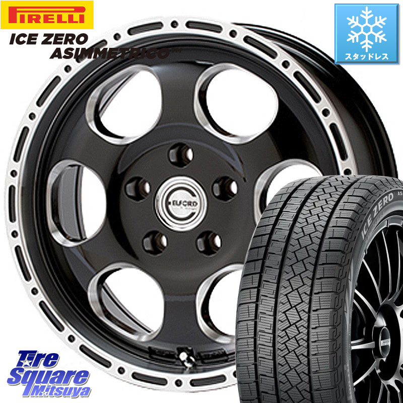 ピレリ ICE ZERO ASIMMETRICO 96H XL スタッドレス ミツヤ 205/60R16 MEIWA Blood Stock One Piece ホイール 16インチ 16 X 7.0J +45 5穴 100