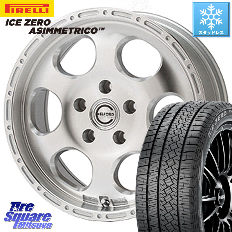 ピレリ ICE ZERO ASIMMETRICO 96H XL スタッドレス ミツヤ 205/60R16 MEIWA Blood Stock One Piece ホイール 16インチ 16 X 7.0J +45 5穴 100