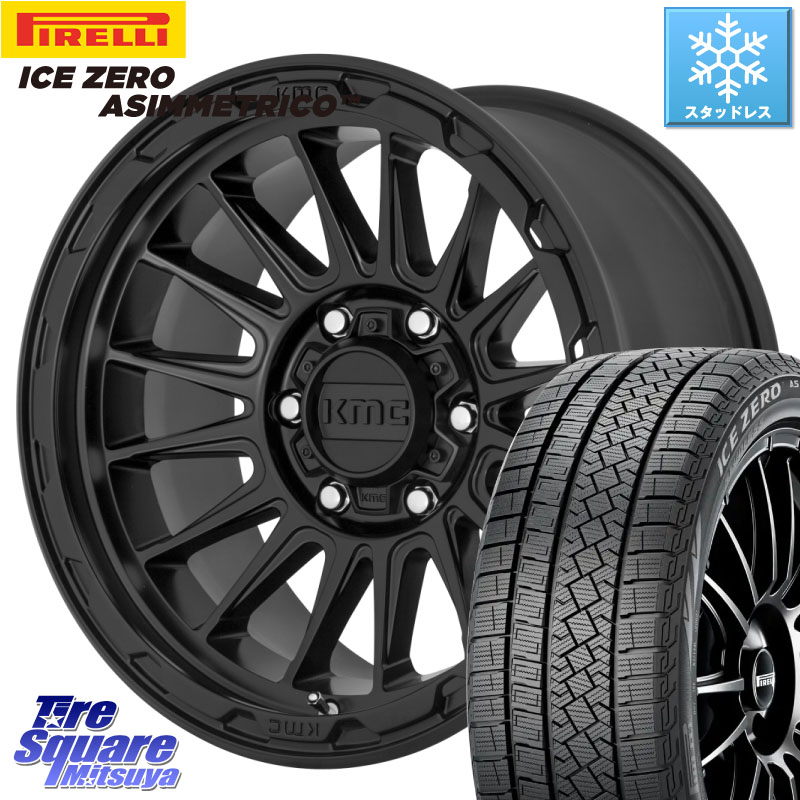 ピレリ ICE ZERO ASIMMETRICO スタッドレス ミツヤ 235/65R17KMC KM542 Impact ホイール 17インチ 17X8.0J 35 5穴 114.3 RAV4 50系 RAV4 60系｜タイヤスクエアミツヤ