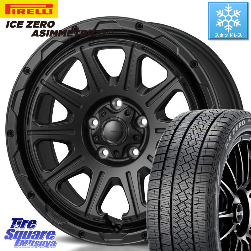 ピレリ ICE ZERO ASIMMETRICO スタッドレス ミツヤ 215/65R16 MONZA HI-BLOCK REGULES BK モンツァ ハイブロック レグルス 16インチ 16 X 7.0J +41 5穴 114.3 C-HR 30系ヴェルファイア 10系カローラクロス 20系アルファード 84,288円