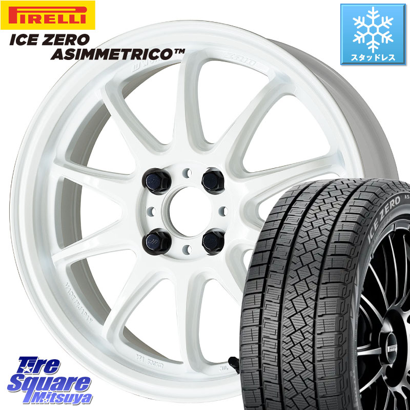 ピレリ ICE ZERO ASIMMETRICO スタッドレス ミツヤ 205/50R17WORK ワーク EMOTION エモーション ZR10 17インチ 17X7.0J 47 4穴 100 E13オーラ|タイヤスクエアミツヤ