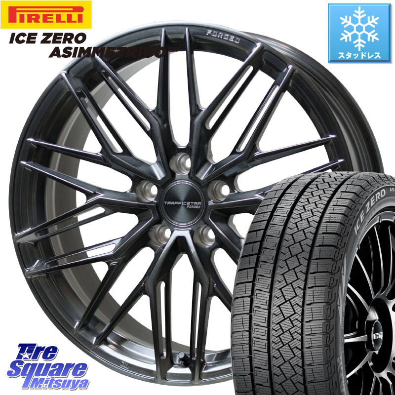 ピレリ ICE ZERO ASIMMETRICO elt スタッドレス ミツヤ 245/40R20HotStuff TSF-03 BRSC トラフィックスターフォージド 20インチ 20X8.5J 38 5穴 114.3 30系アルファード/ヴェルファイア 20系アルファード アルファードハイブリッド ヴェルファイアハイブリッド ヴェル|タイヤスクエアミツヤ