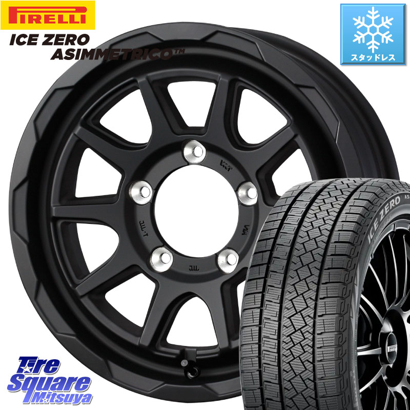 ピレリ ICE ZERO ASIMMETRICO スタッドレス ミツヤ 215/65R16 WEDS 【欠品次回04月下旬】 マッドヴァンス 06 MUD VANCE 06 ウエッズ 16インチ 16 X 5.5J +22 5穴 139.7 ジムニー専用(要オーバーフェンダー等)