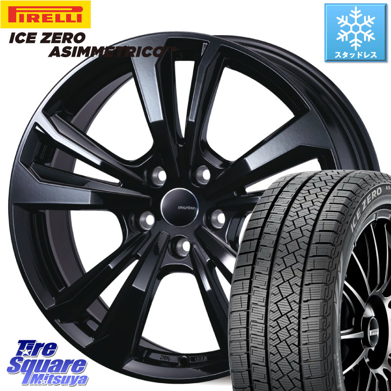 ピレリ ICE ZERO ASIMMETRICO スタッドレス ミツヤ 175/65R15 TARGA smartline365 スマートライン 15 X 5.5J(MINI F55 F56 F57) +44 5穴 112 MINI ミニ F55 F56 F57