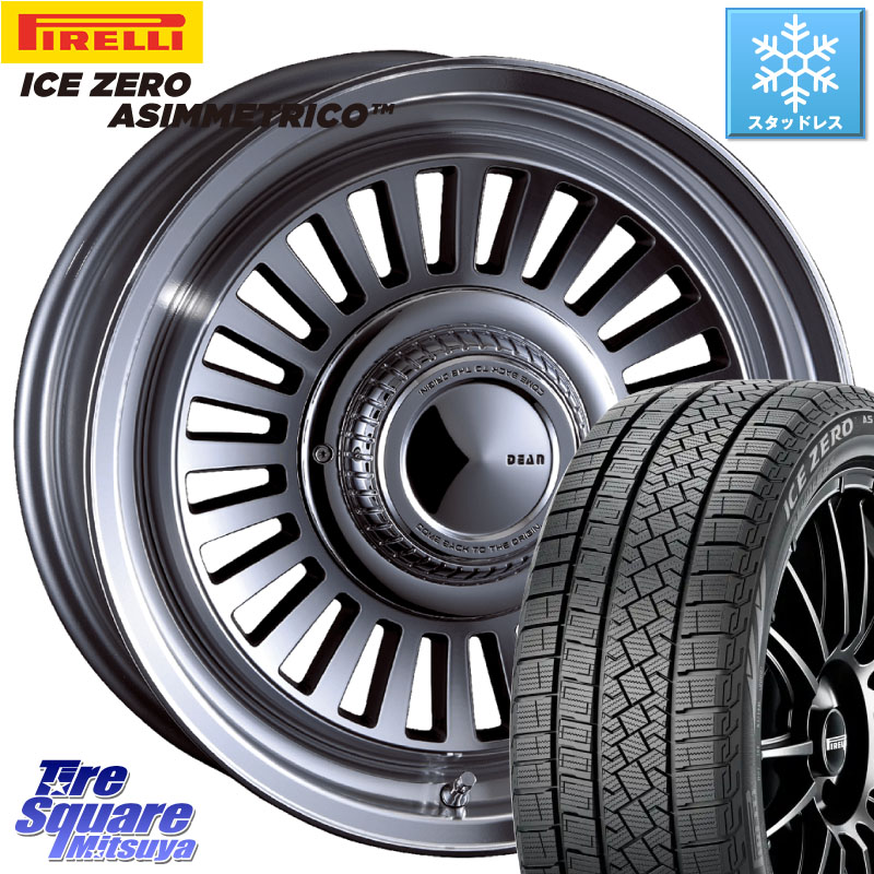 ピレリ ICE ZERO ASIMMETRICO スタッドレス ミツヤ 215/60R16 CRIMSON DEAN California カリフォルニア 16 X 7.0J +25 6穴 139.7