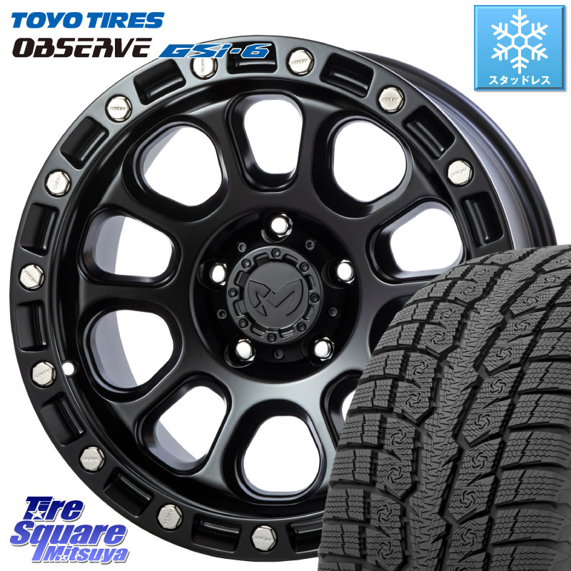 TOYO OBSERVE GSi-6 Gsi6 2024年～2025年製 スタッドレス ミツヤ 225/60R17 MKW M204 ブラックキャット 在庫● 17インチ ★サマーセール★ 17 X 8.0J +38 5穴 114.3 30系アルファード 30系ヴェルファイア 91,828円