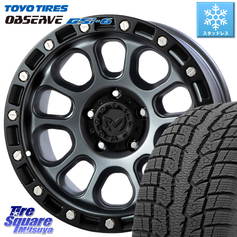 TOYO OBSERVE GSi-6 Gsi6 2024年～2025年製 スタッドレス ミツヤ 225/60R17MKW M204 ドライグレー 17インチ 17X8.0J 38 5穴 114.3 エクリプスクロス｜タイヤスクエアミツヤ