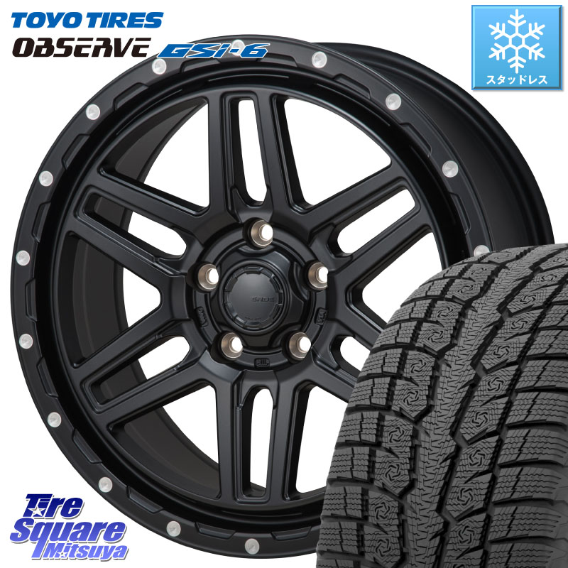 TOYO OBSERVE GSi-6 Gsi6 2024年～2025年製 スタッドレス ミツヤ 225/60R17 MONZA HI-BLOCK ERDE 17インチ 17 X 7.5J +41 5穴 114.3 30系アルファード 30系ヴェルファイア デリカD:5 SL系フォレスター