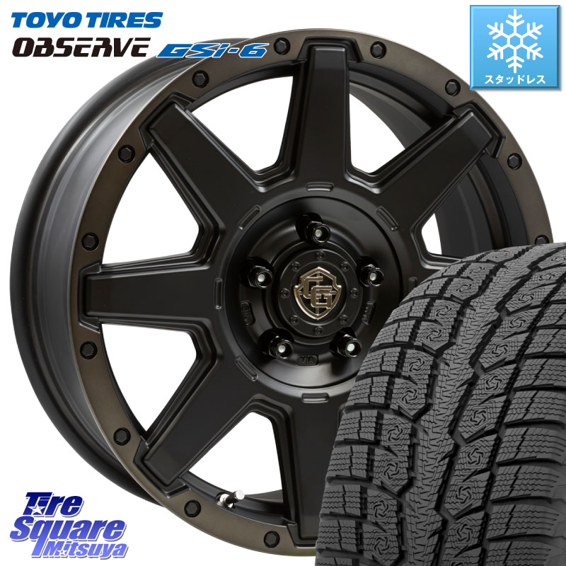 TOYO OBSERVE GSi-6 Gsi6 2024年～2025年製 スタッドレス ミツヤ 225/60R17WEDS CROSS OVER GARMENTS StyleU 17インチ 17X7.0J 35 5穴 114.3 30系アルファード/ヴェルファイア デリカD:5 デリカD:5(26+) ヴェルファイアハイブリッド ヴェルファイア アルファード エク｜タイヤスクエアミツヤ