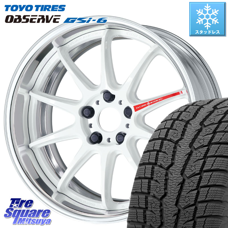 TOYO OBSERVE GSi-6 Gsi6 2024年製～ スタッドレス ミツヤ 235/65R18WORK EMOTION ZR10 L Disk AZW 18インチ 2ピース 18X8.0J 35 5穴 114.3 RX レクサス｜タイヤスクエアミツヤ