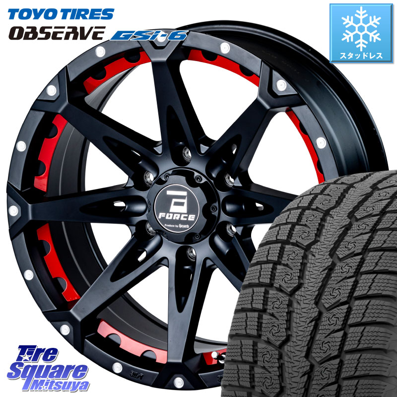 TOYO OBSERVE GSi-6 Gsi6 2024年～2025年製 スタッドレス ミツヤ 265/65R17 FORCE フォース DENALI デナリー MBKマシンド 17インチ 17 X 8.0J +20 6穴 139.7 GUN125ハイラックスHILUX 150系ランドクルーザープラド トライトンGSR