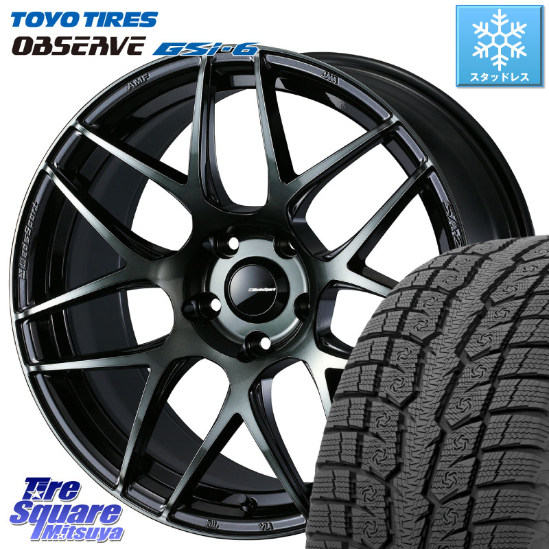 TOYO OBSERVE GSi-6 Gsi6 2024年~2025年製 スタッドレス ミツヤ 225/60R17WEDS WedsSport SA-27R SA27R ウェッズ スポーツ ホイール 17インチ 17X7.5J 45 5穴 114.3 30系アルファード/ヴェルファイア SL系フォレスター SK系フォレスター eビターラ ヴェルファイアハイ|タイヤスクエアミツヤ