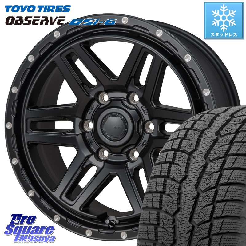 TOYO OBSERVE GSi-6 Gsi6 2024年～2025年製 スタッドレス ミツヤ 265/65R17 MONZA HI-BLOCK ERDE ホイール 17インチ 17 X 8.0J +20 6穴 139.7 GUN125ハイラックスHILUX 150系ランドクルーザープラド トライトンGSR