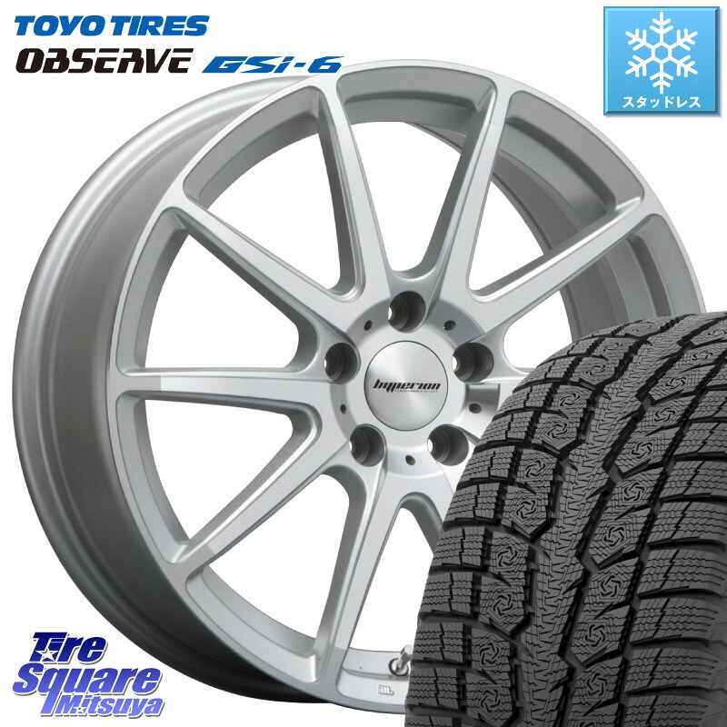 TOYO OBSERVE GSi-6 Gsi6 2024年製～ スタッドレス ミツヤ 235/65R18MLJ HYPERION CVX ハイペリオン ホイール 18インチ 18X8.0J 38 5穴 114.3｜タイヤスクエアミツヤ