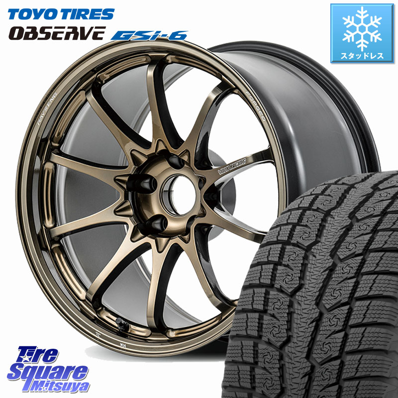 TOYO OBSERVE GSi-6 Gsi6 2024年製～ スタッドレス ミツヤ 235/65R18 RAYS 【欠品次回10~11月】 CE28N-plus VOLK RACING 鍛造 ホイール 18インチ 18 X 8.5J +38 5穴 114.3